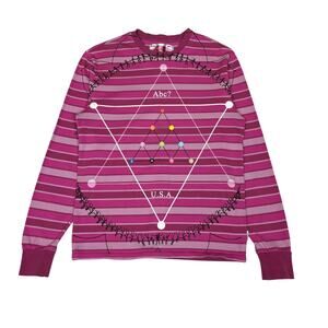 Advisory Board Crystals Guess The Source Shirt Men's XS Striped Long Sleeve